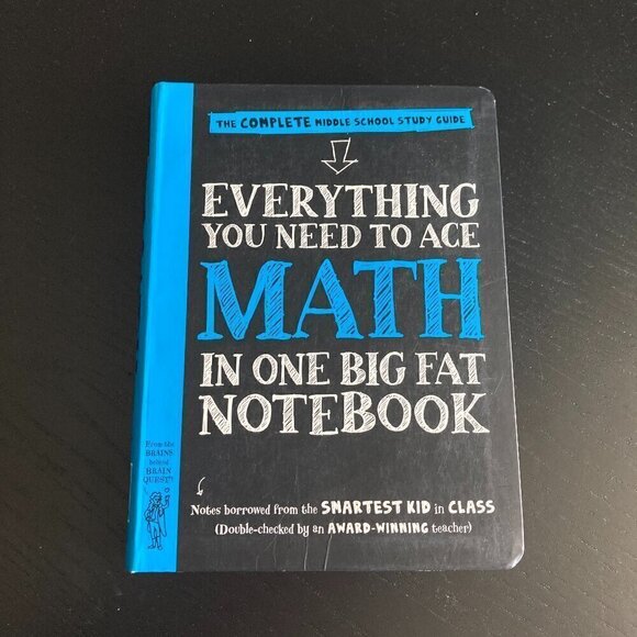WORKMAN | Other | Everything You Need To Ace Math In One Big Fat ...